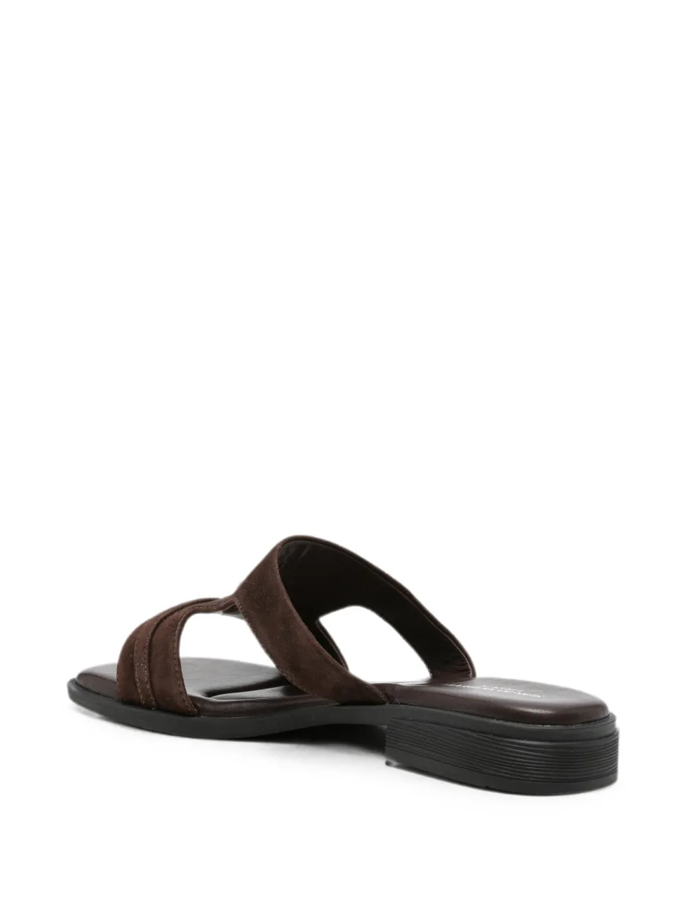 SERGIO MORETTI FIRENZE buckle-detail suede sandals Bruin