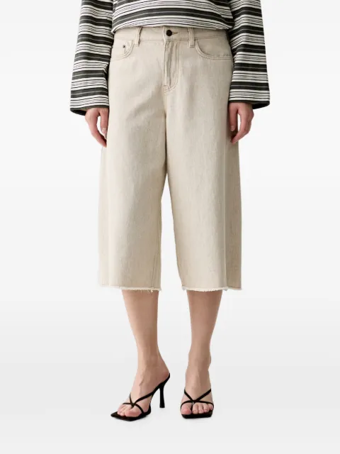 Sisley raw-cut wide-leg shorts