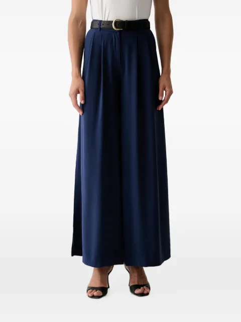 Morgan pantalones palazzo con pliegues