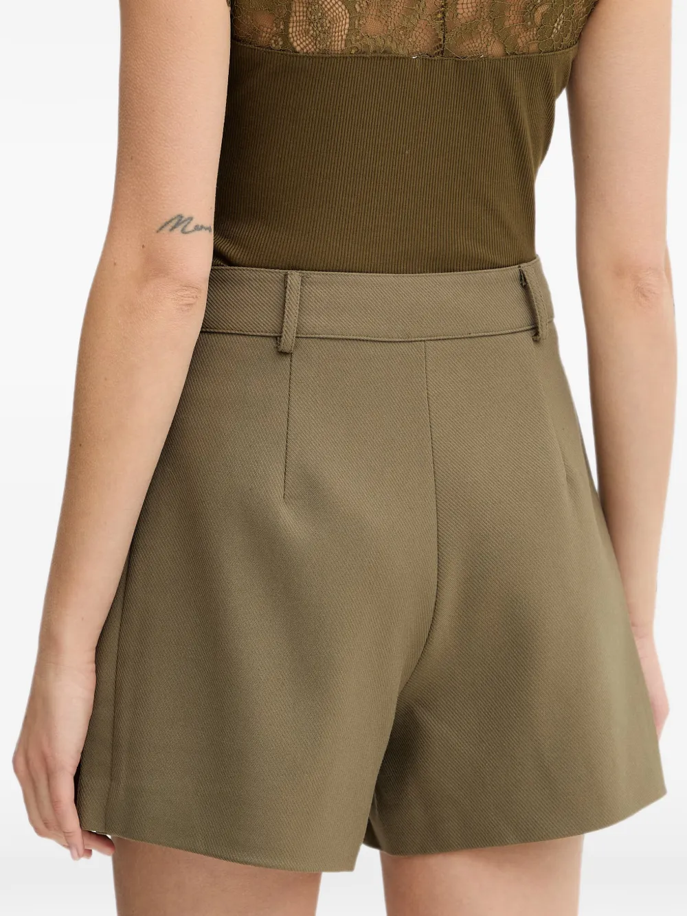 Morgan Shonau shorts met klepzak Groen