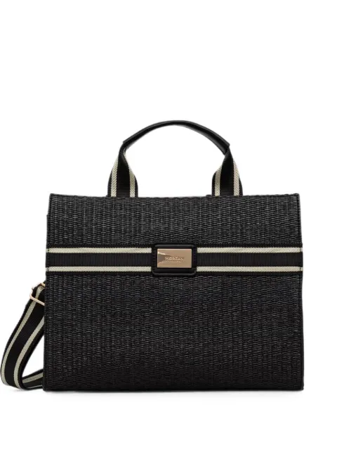 Morgan logo-plaque tote bag