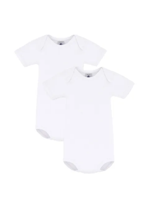 Petit Bateau short-sleeve bodysuit set (set of two)