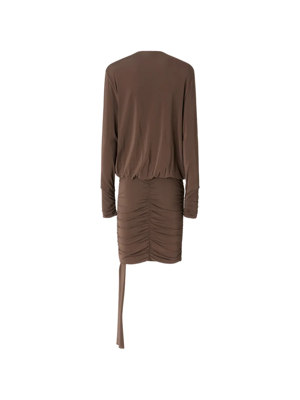 PINKO Mini-jurk met ruches Bruin