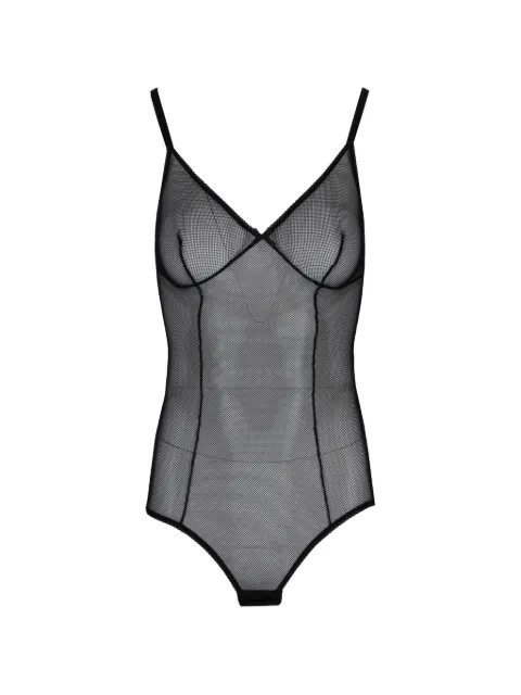 Laura Urbinati Body con inserti in rete