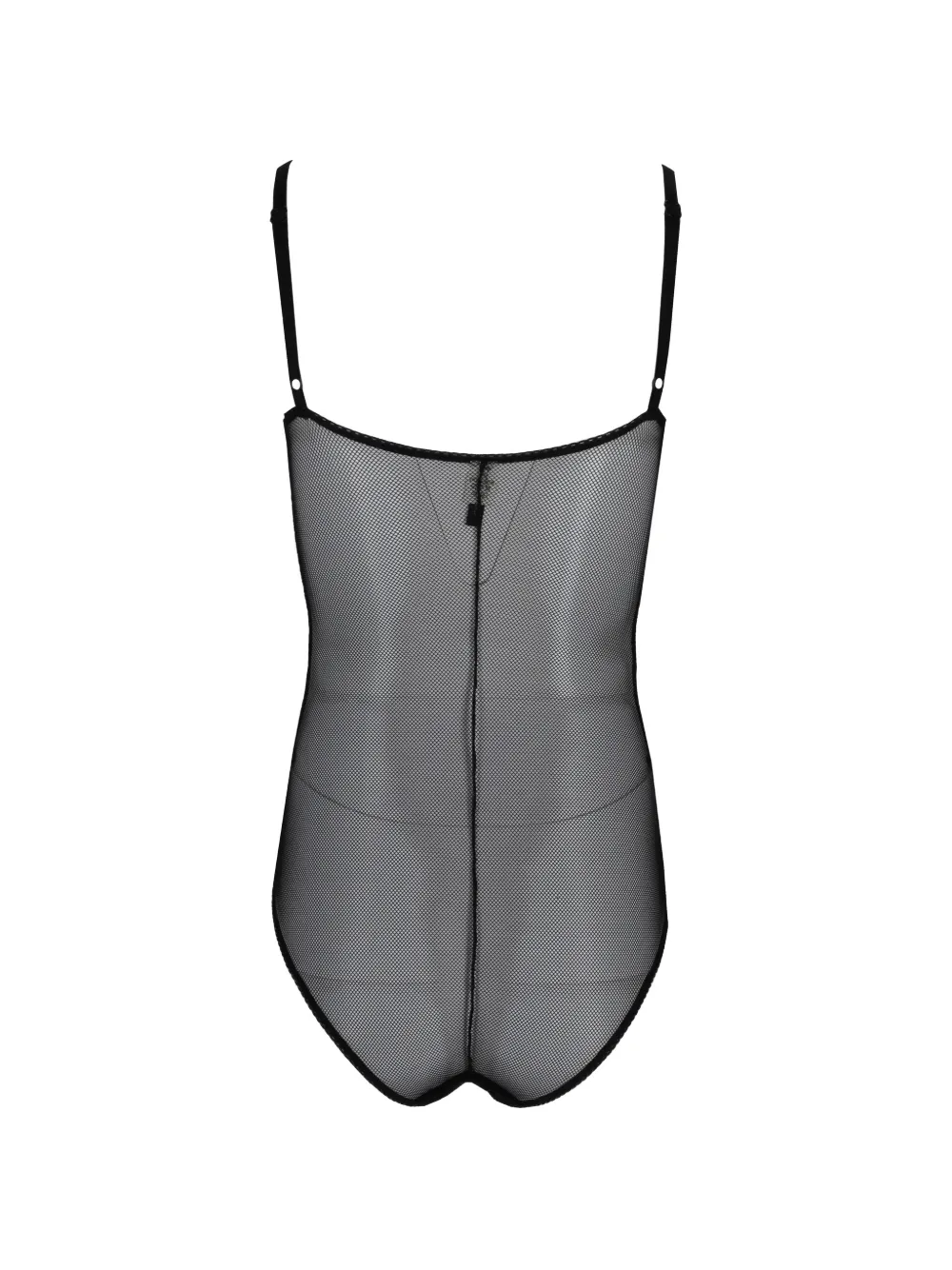 Laura Urbinati Body met mesh Zwart