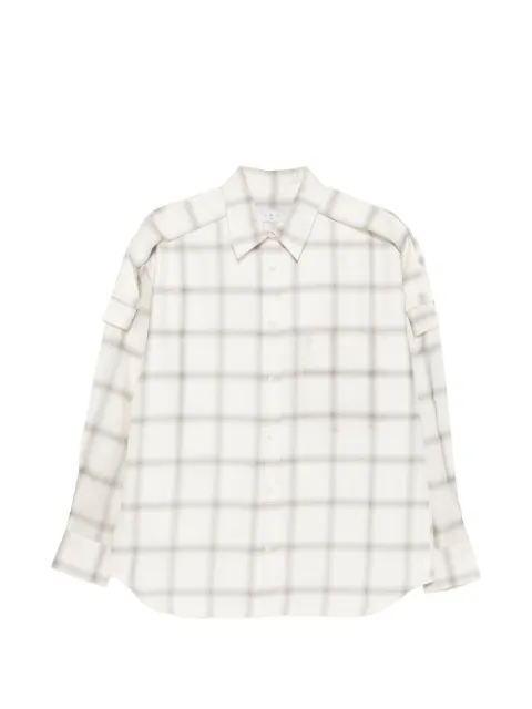 IRO check-pattern button-down shirt