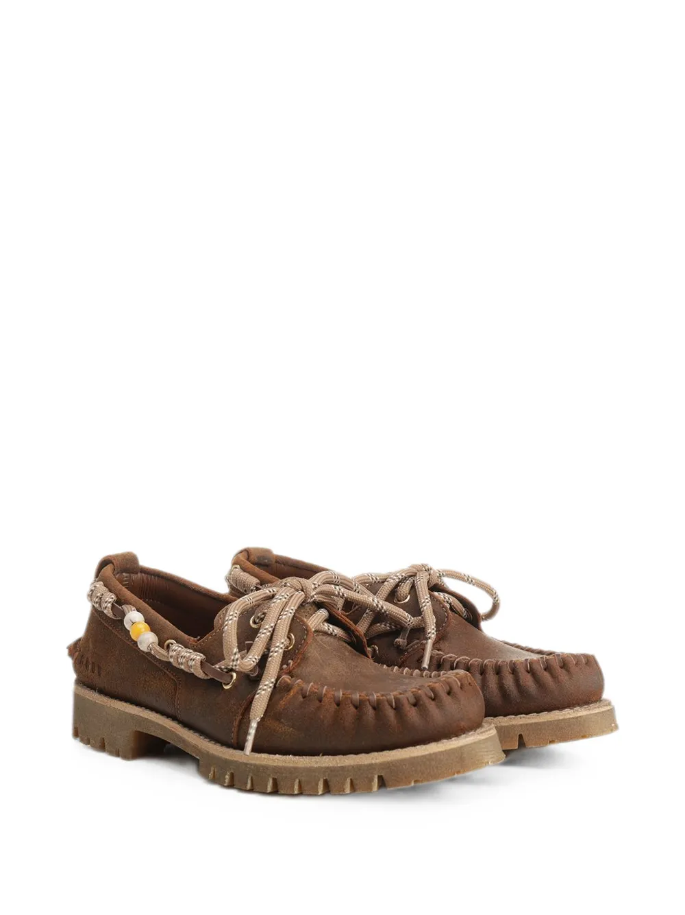 Golden Goose Cruise waxed suede loafers Bruin