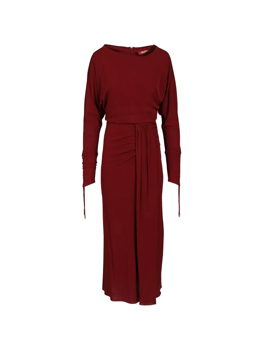 Max Mara long-sleeve maxi dress - Red