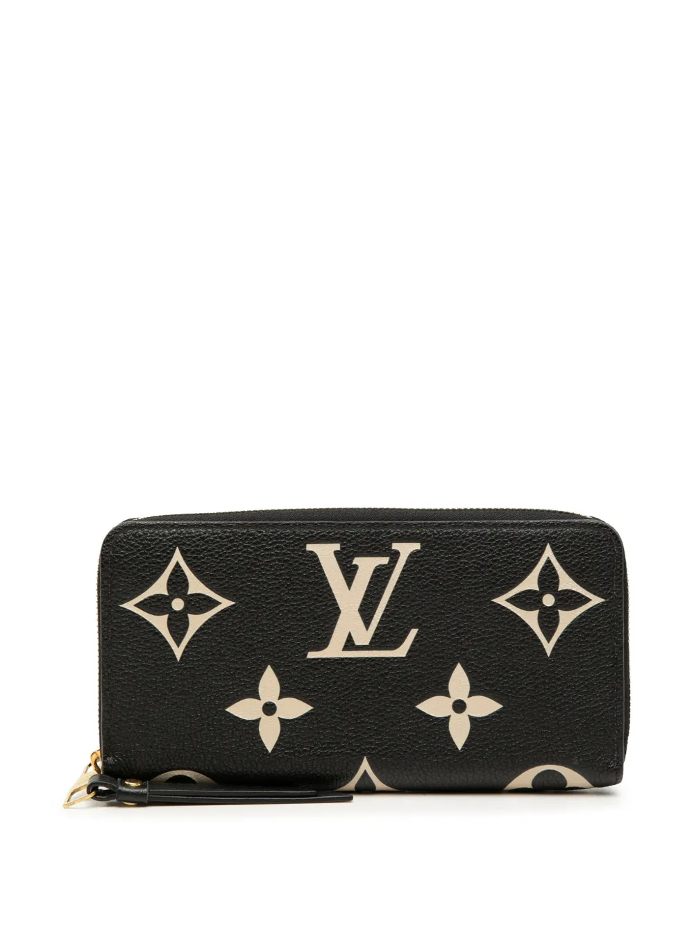 ルイヴィトン　モノグラム　アンプラント　ジッピーウォレット 長財布 Louis Vuitton Pre-Owned 2010-2026 バイカラー モノグラム アン