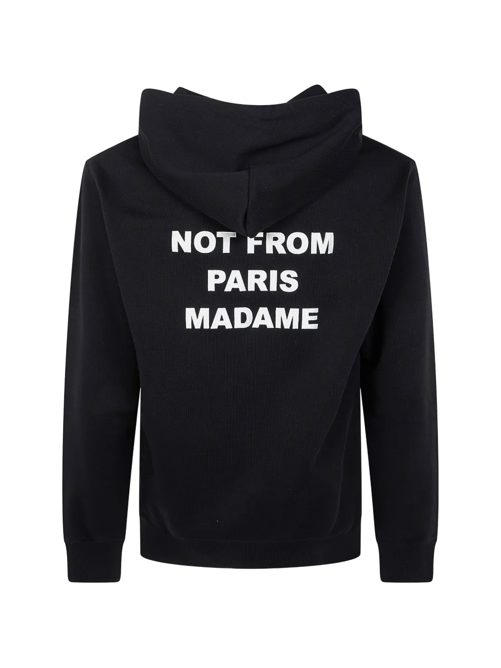 Drôle De Monsieur Hoodie met tekst Zwart