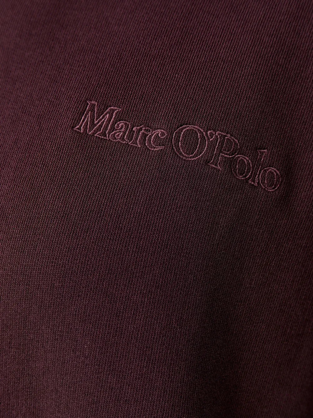 Marc O'Polo Sweater met geborduurd logo Rood