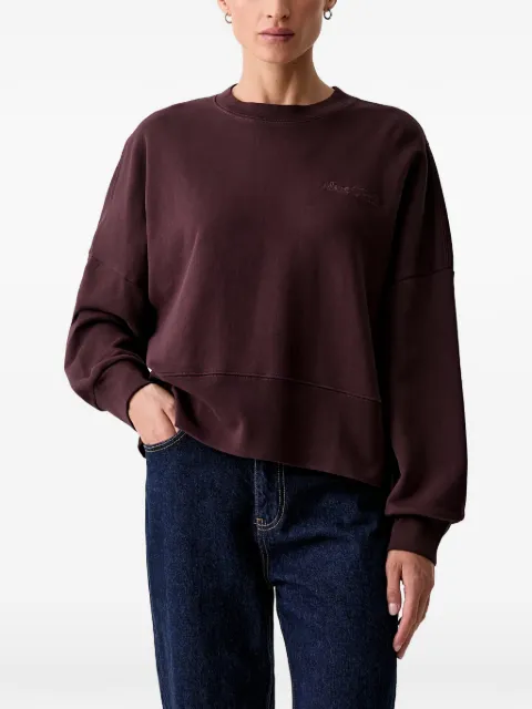 Marc O'Polo sudadera con hombros caídos y logo bordado