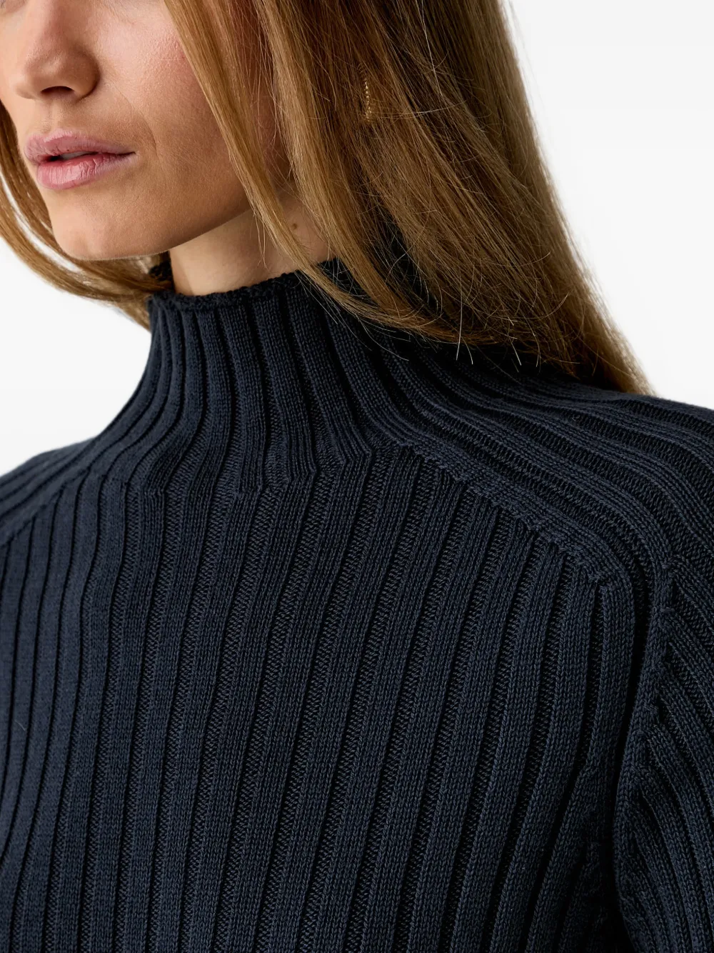 Marc O'Polo Ribgebreide trui Blauw