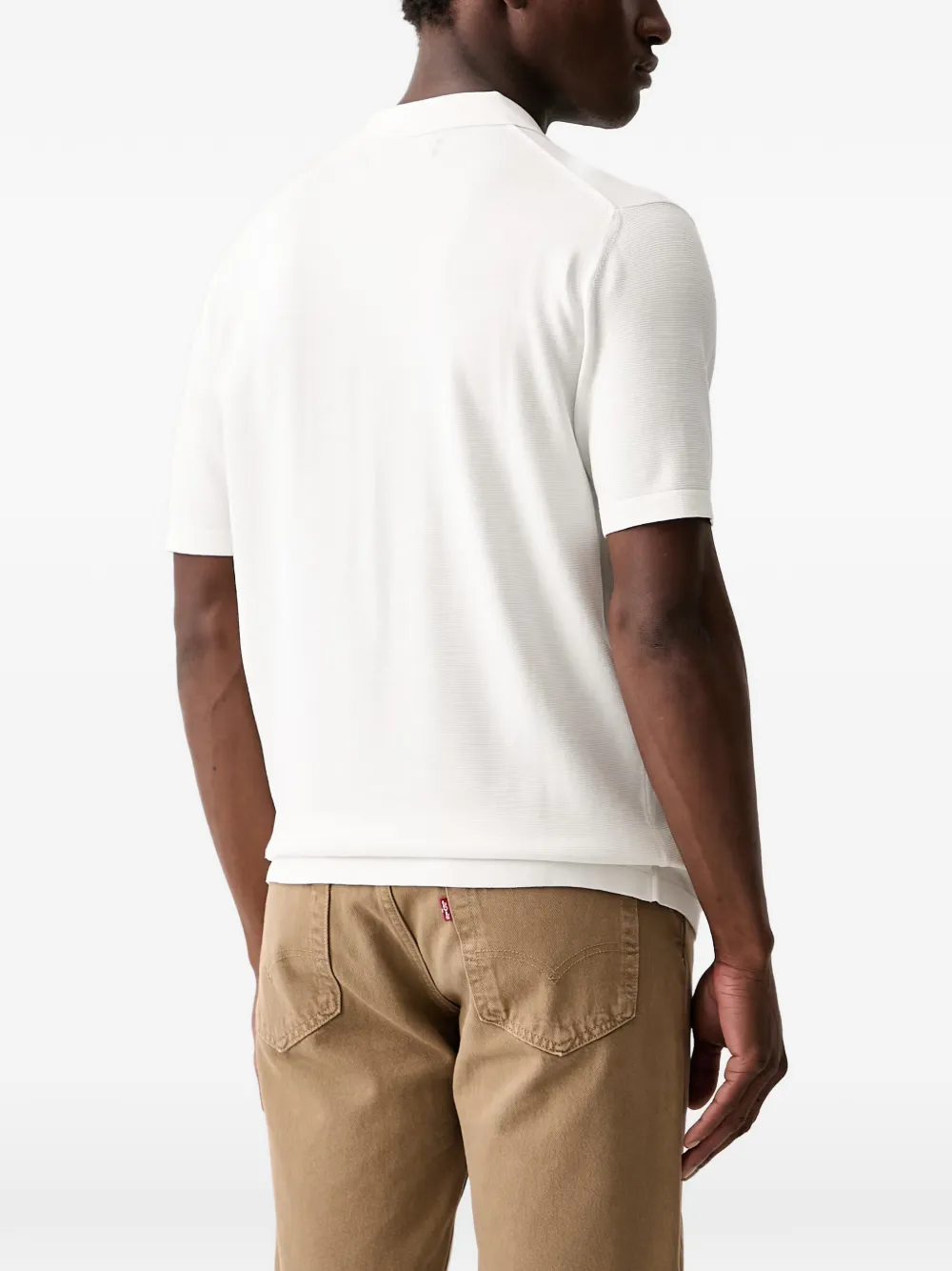 Marc O'Polo Poloshirt met geborduurd logo Wit