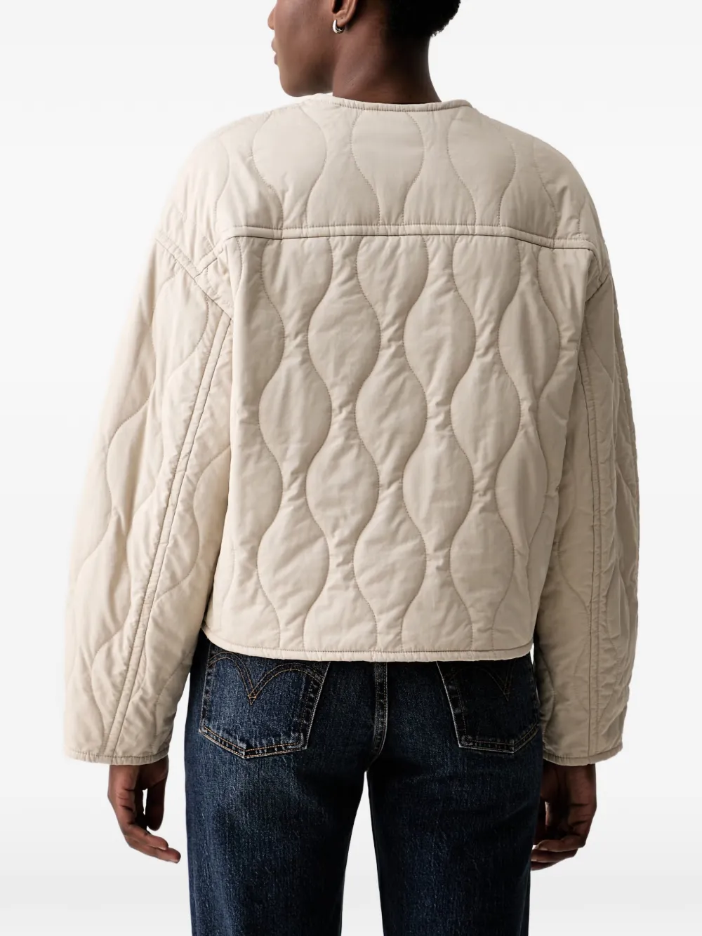 Marc O'Polo Gewatteerd jack Beige