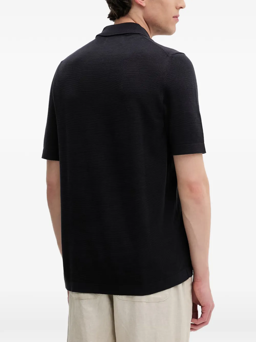 Marc O'Polo Poloshirt met geborduurd logo Blauw