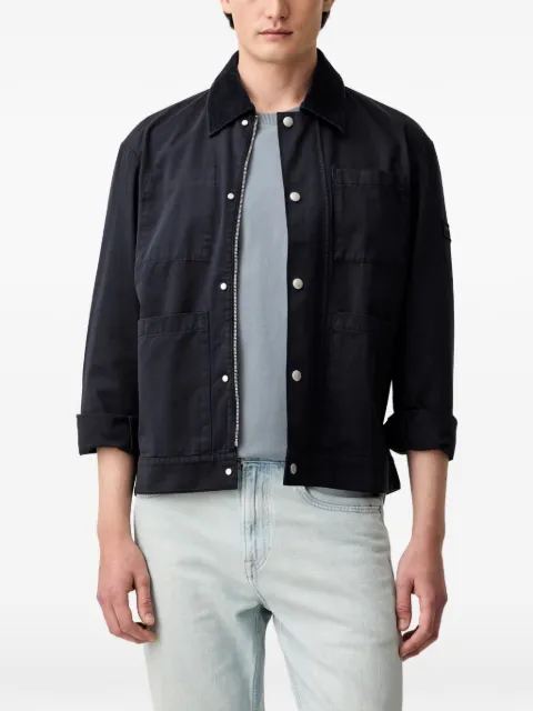 Marc O'Polo corduroy-collar patch-pocket jacket