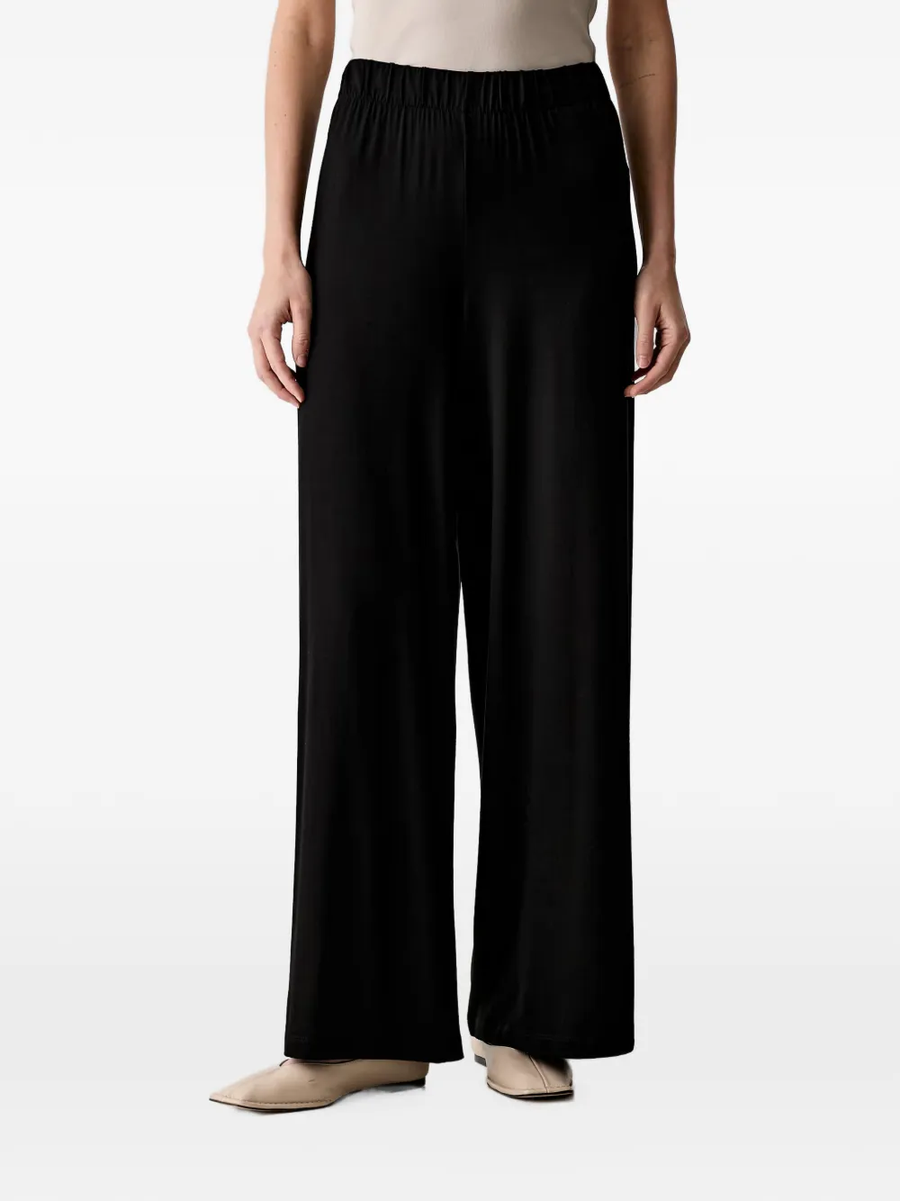 Marc O'Polo elasticated-waist trousers - Schwarz
