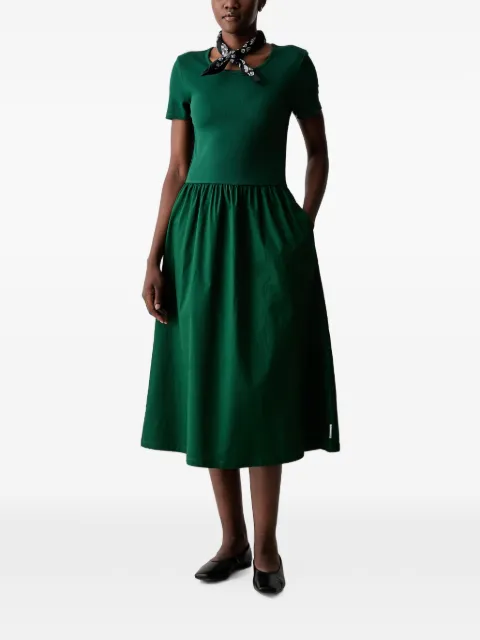 Marc O'Polo gathered-skirt midi dress
