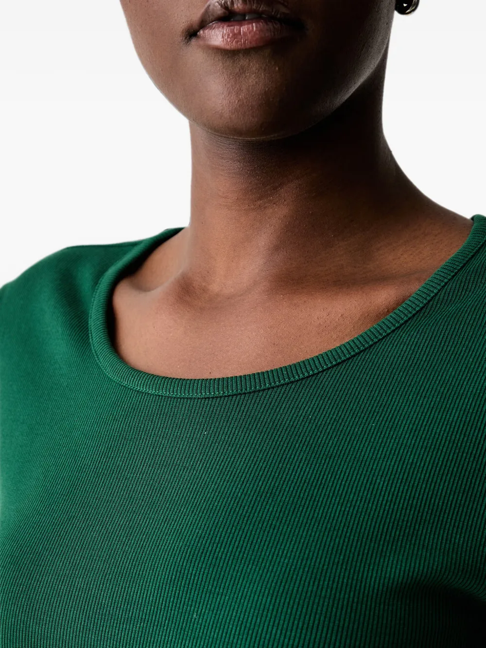 Marc O'Polo midi-jurk met gesmockte rok Groen
