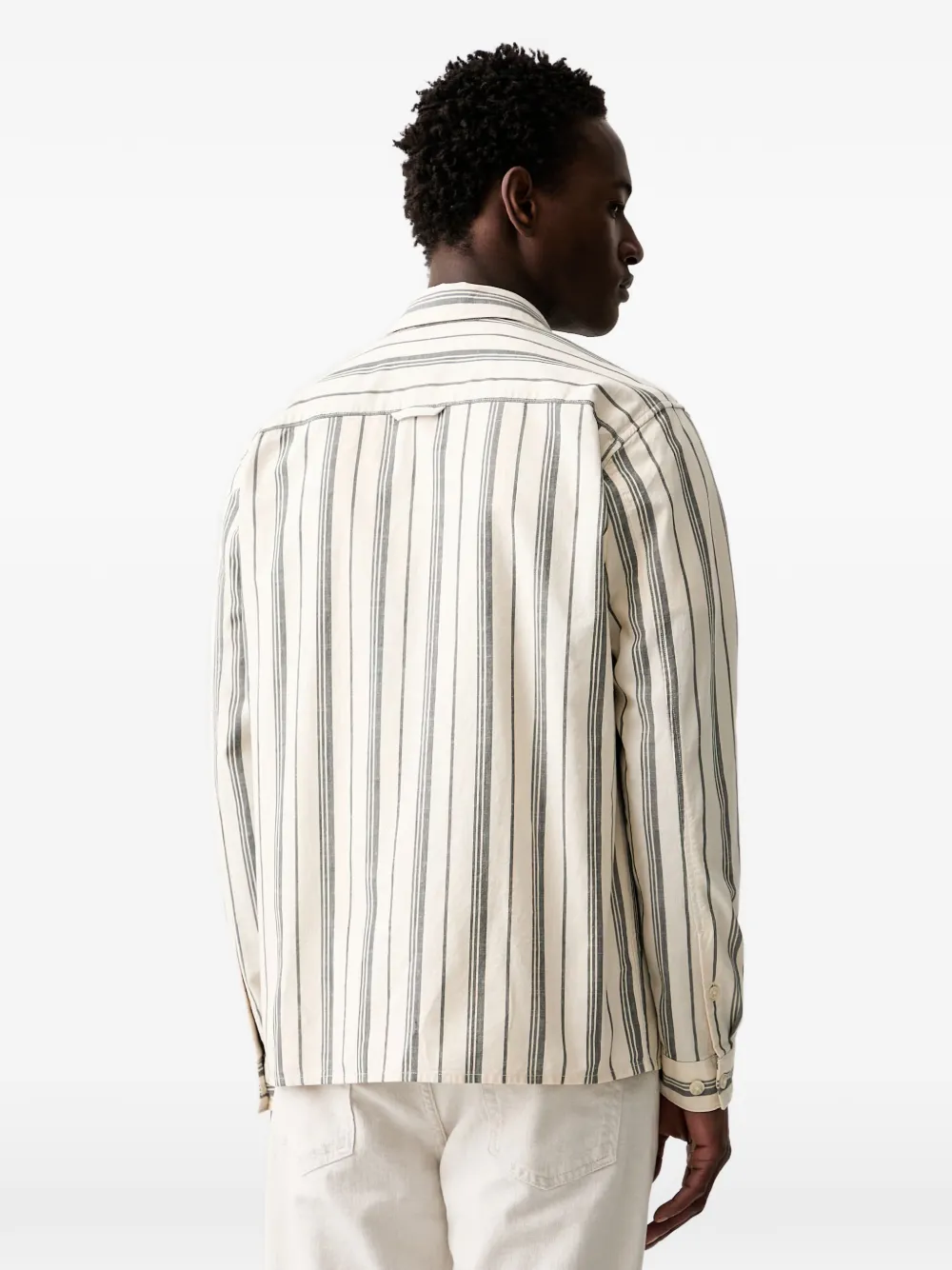 Marc O'Polo Gestreept overhemd Beige
