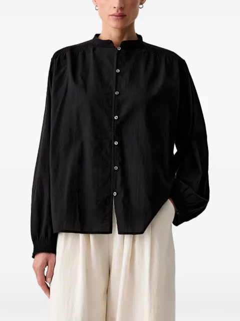 Marc O'Polo blusa con detalle fruncido y botones
