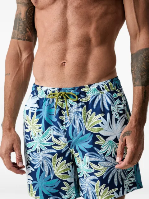 Marc O'Polo Badeshorts mit Blatt-Print