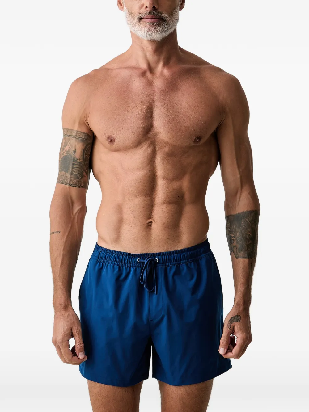 Marc O'Polo Zwembroek met trekkoord Blauw