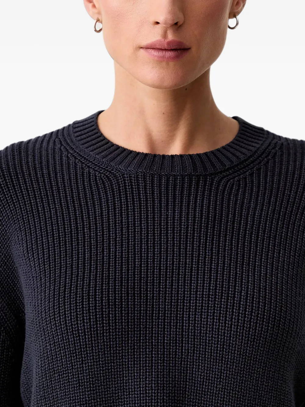 Marc O'Polo Ribgebreide trui Blauw