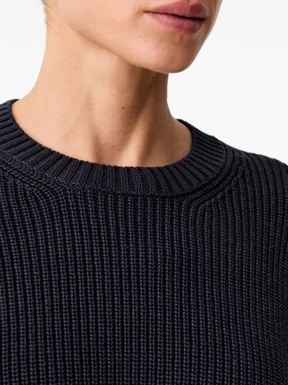 Marc O'Polo Ribgebreide trui Blauw