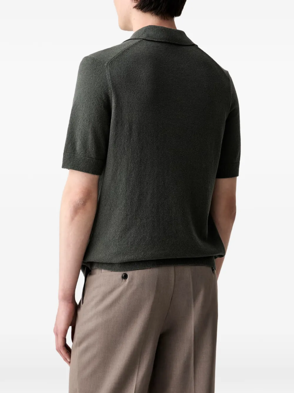 Marc O'Polo T-shirt met V-hals en korte mouwen Groen