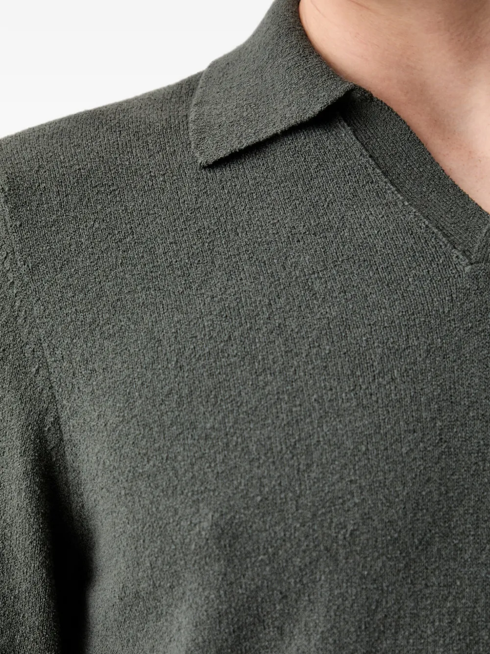 Marc O'Polo T-shirt met V-hals en korte mouwen Groen