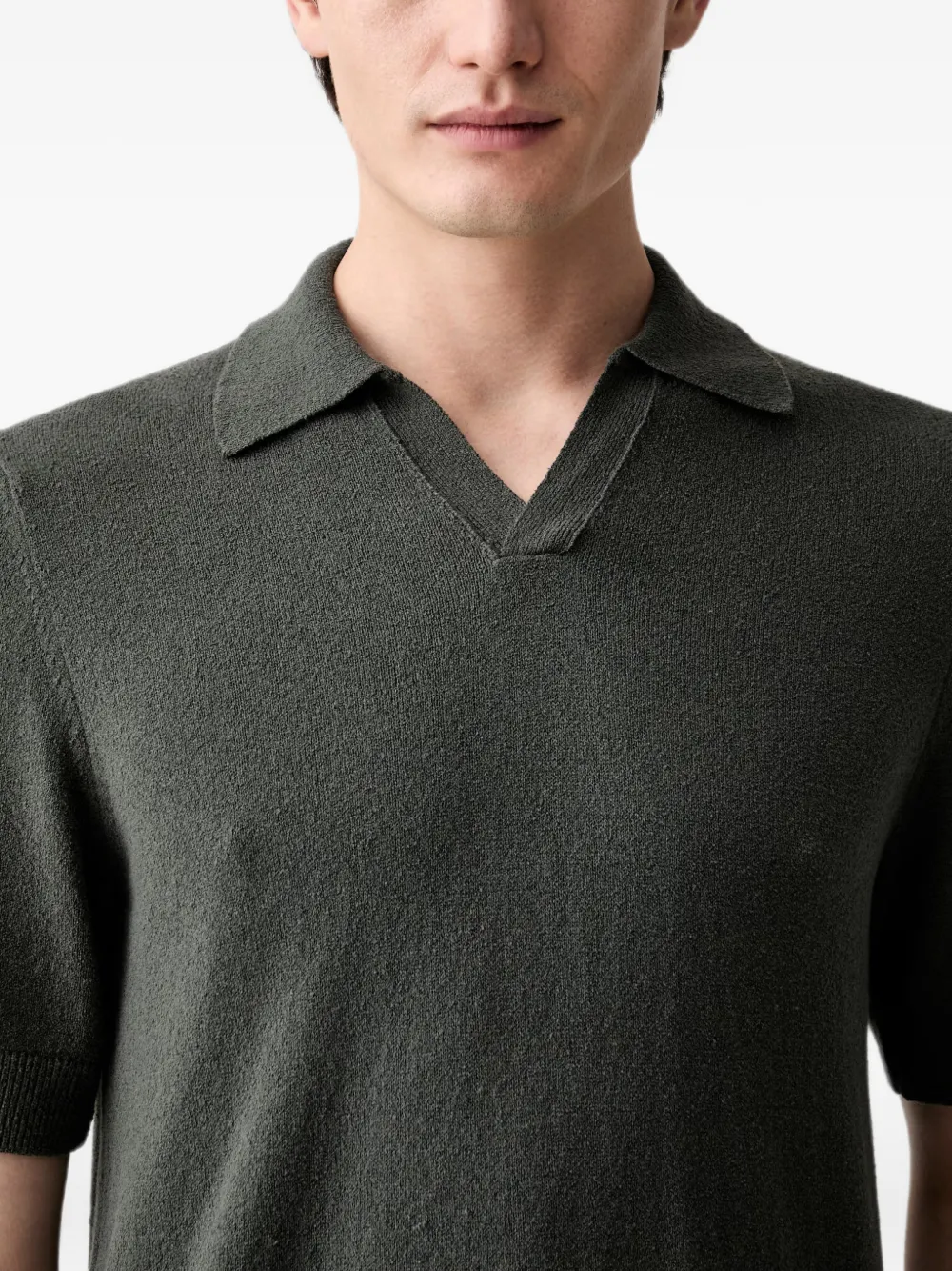 Marc O'Polo T-shirt met V-hals en korte mouwen Groen