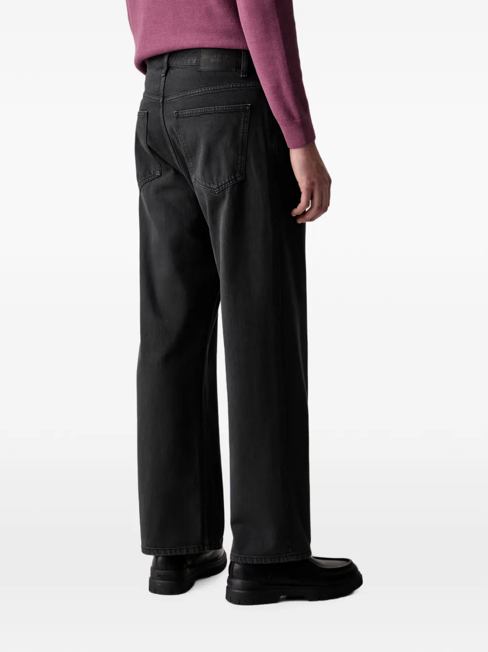 Marc O'Polo Jeans met logopatch Zwart