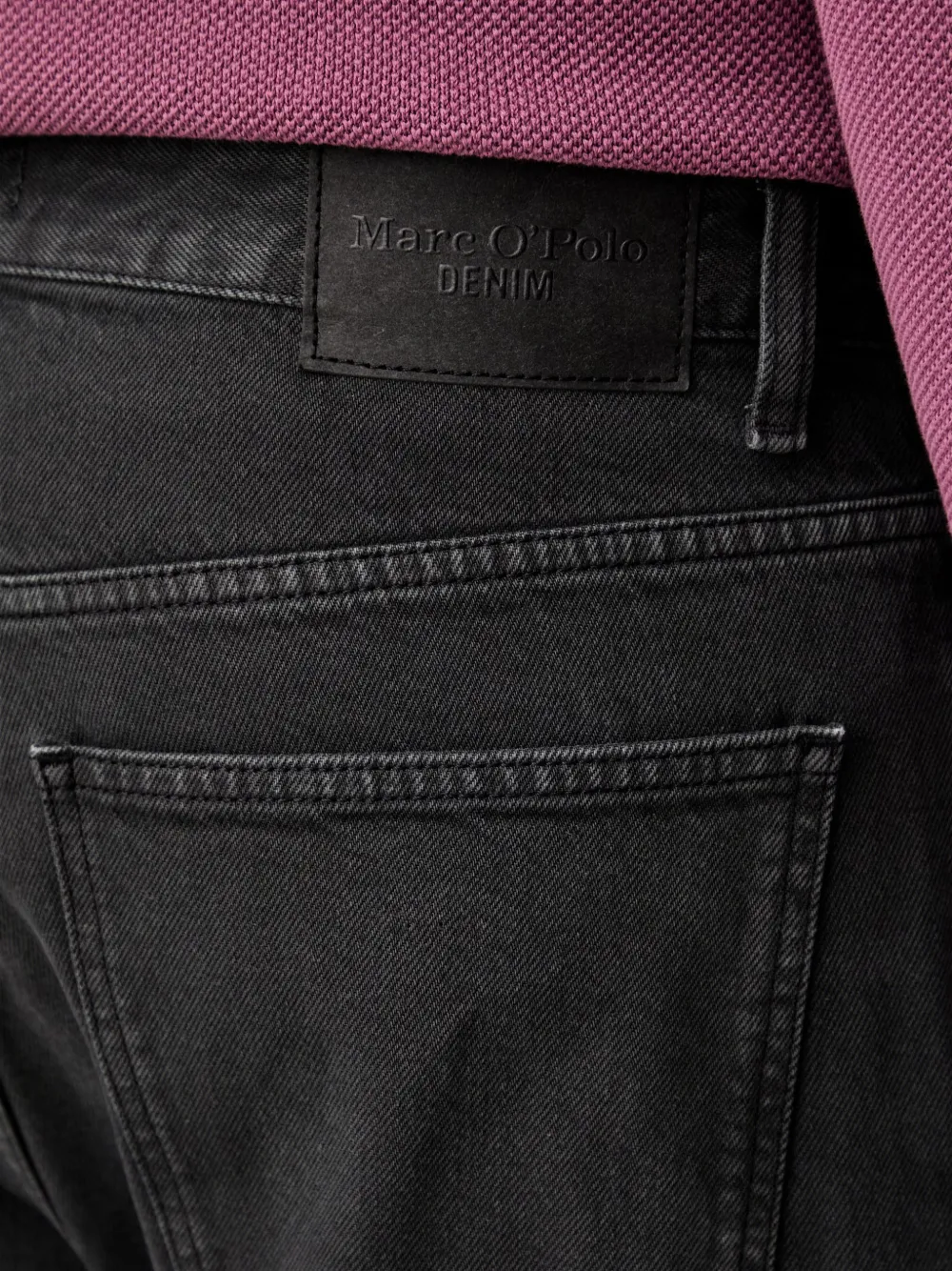Marc O'Polo Jeans met logopatch Zwart