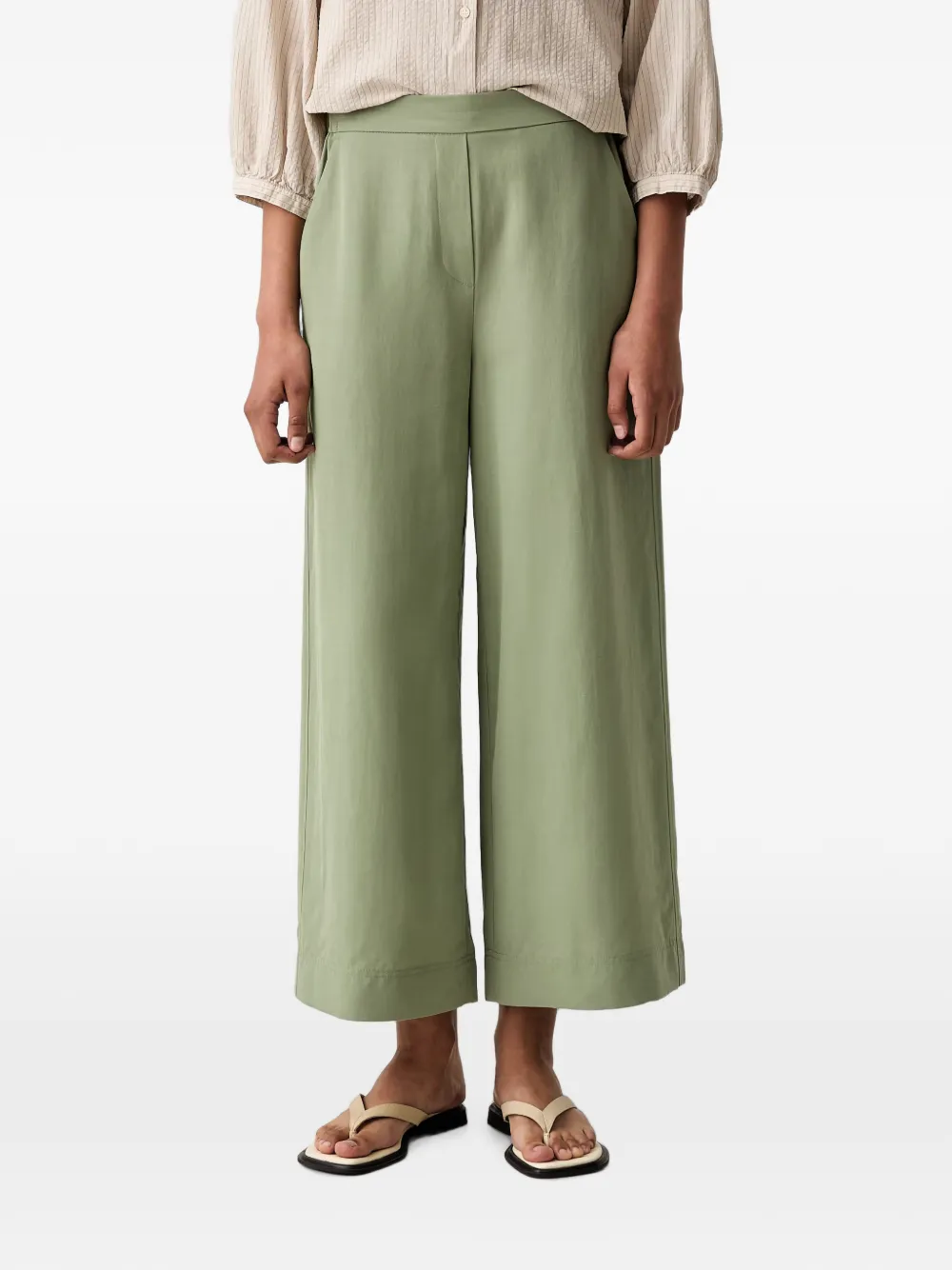 Marc O'Polo elasticated-waist trousers - Verde