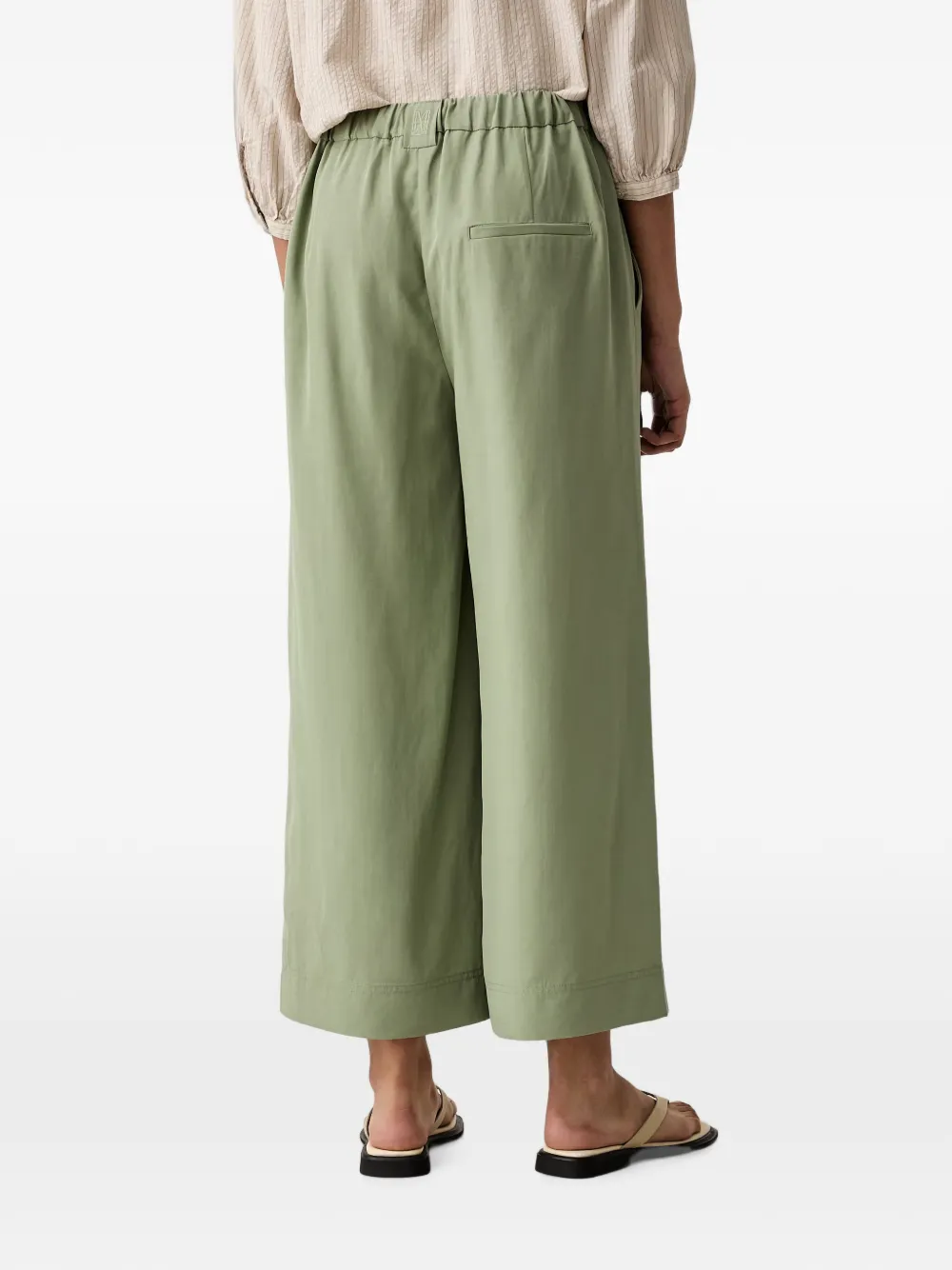 Marc O'Polo Broek met elastische taille Groen
