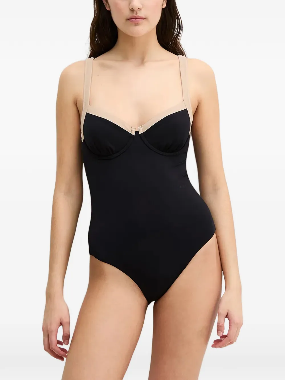 Marc O'Polo adjustable-strap swimsuit - Nero