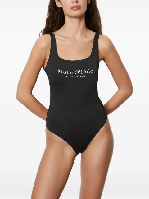 Marc O'Polo traje de baño con logo estampado
