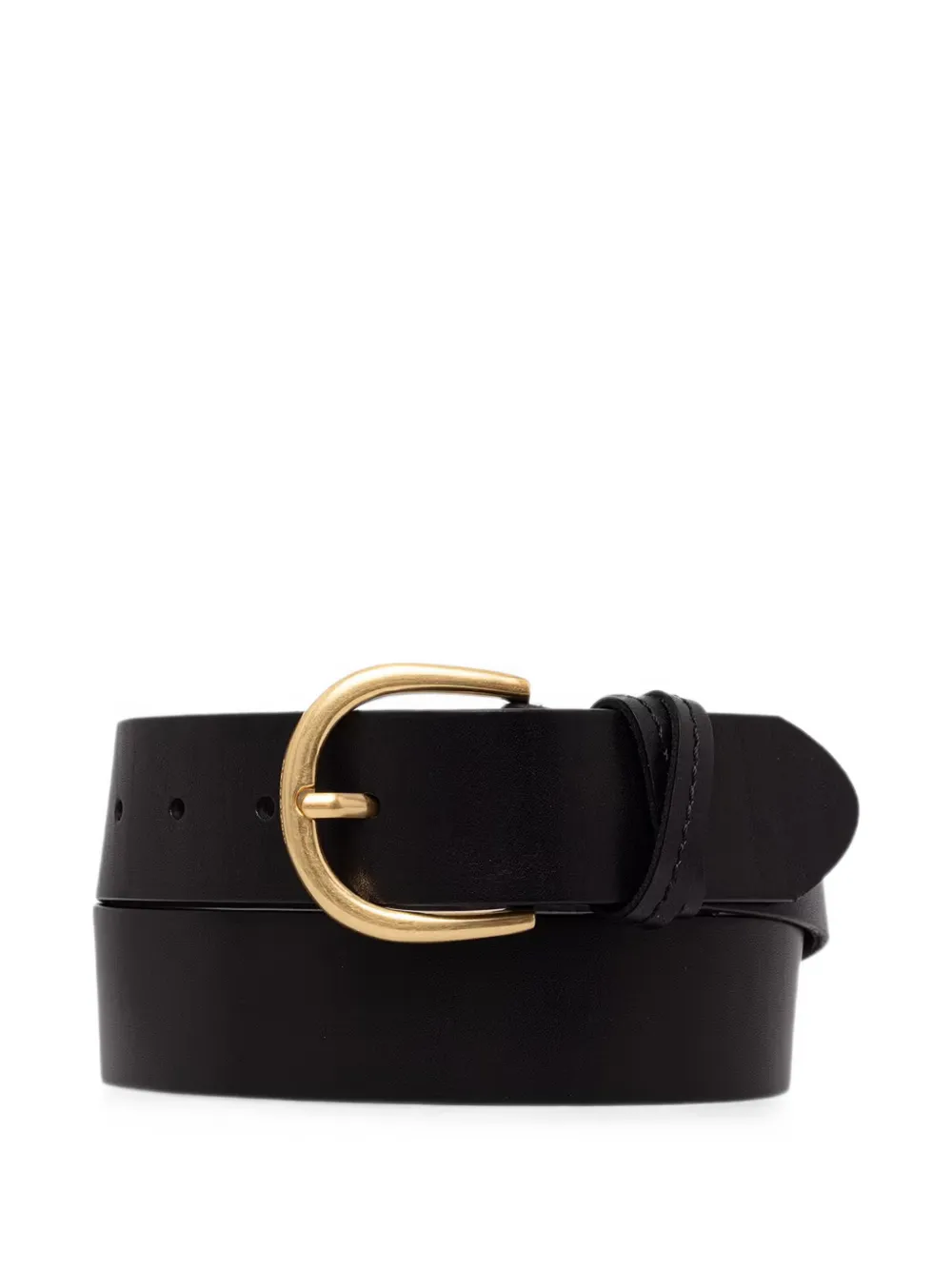 Marc O'Polo buckle-fastening leather belt - Nero