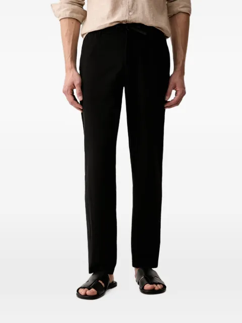 Lindbergh drawstring elasticated-waist trousers