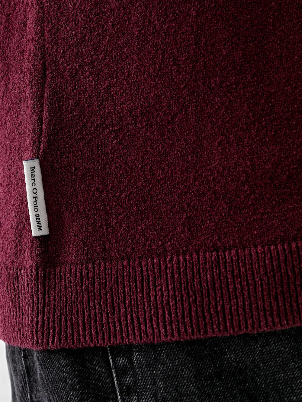 Marc O'Polo T-shirt met polokraag Rood