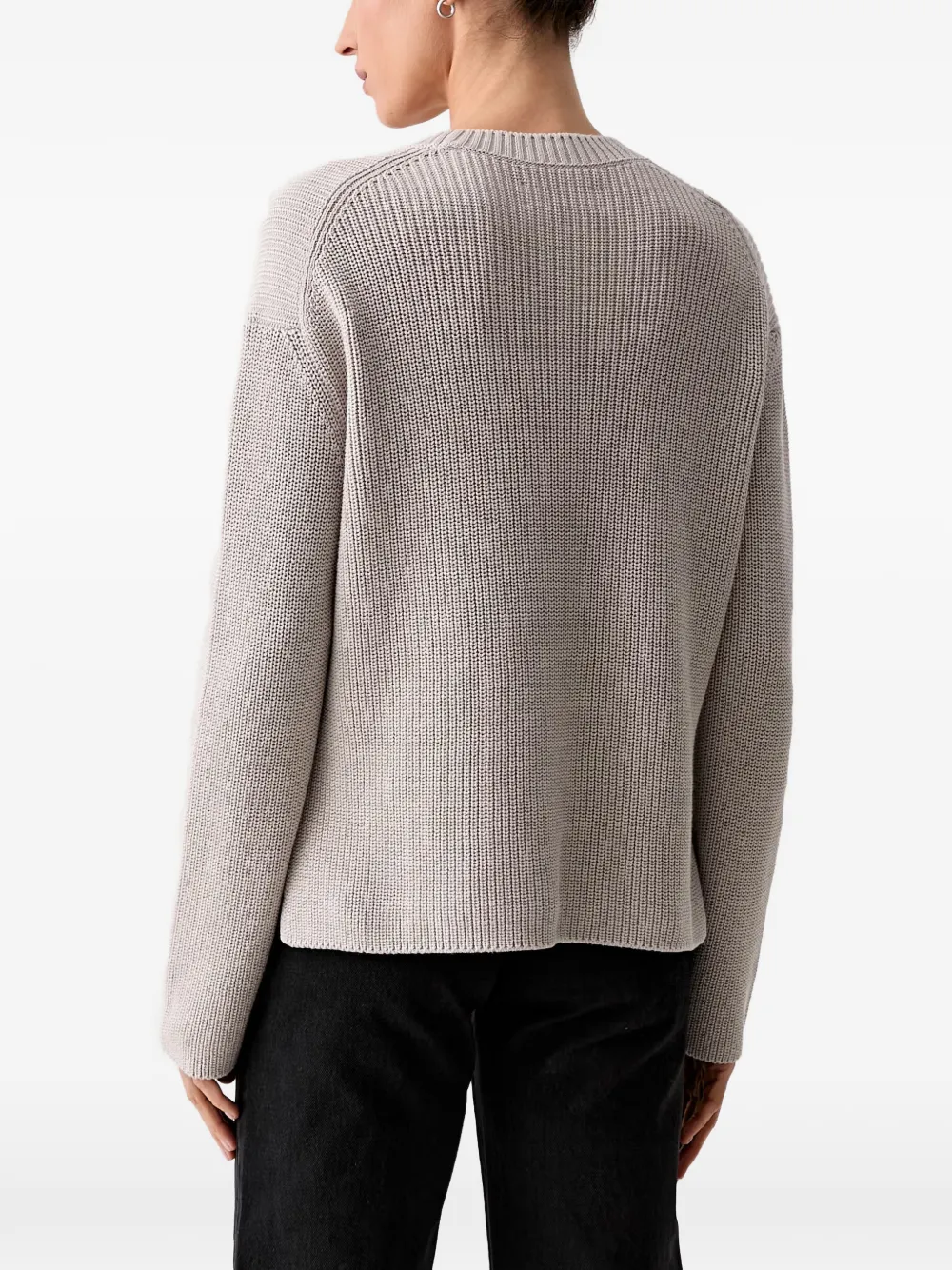 Marc O'Polo Ribgebreide trui Beige