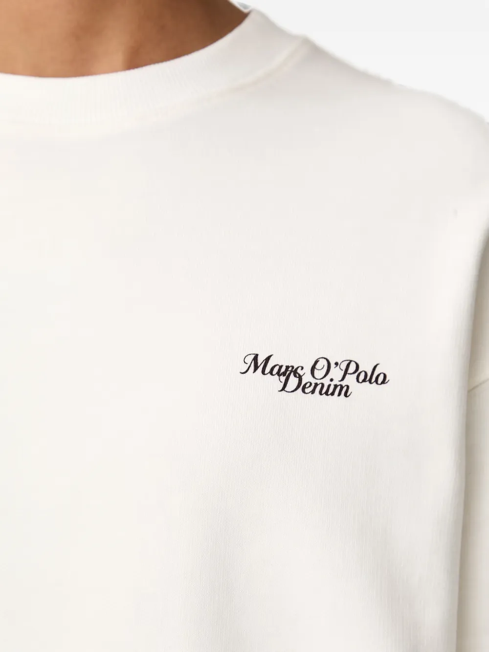 Marc O'Polo Sweater met print Wit