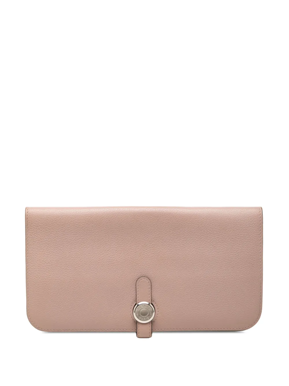 Hermès Pre-Owned 2016 Clemence Dogon Wallet long wallets - Rosa