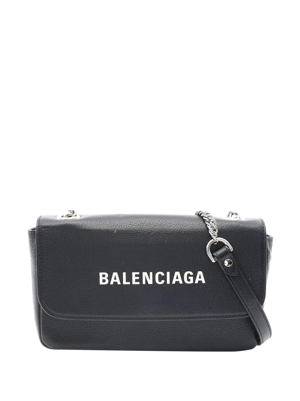 Balenciaga Pre-Owned Borsa a tracolla Everyday in pelle con catena 2018-2026 - Nero