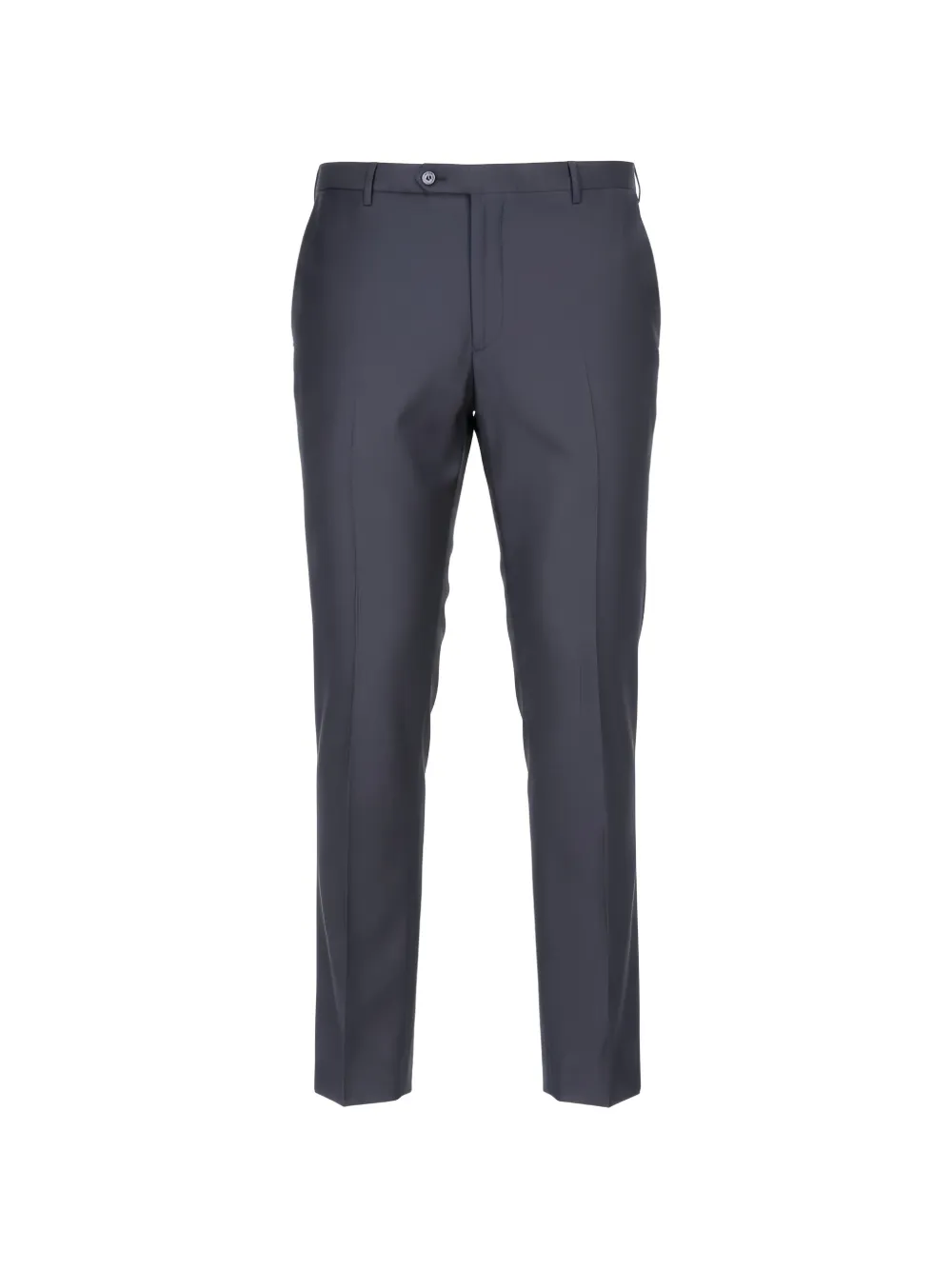 Isaia pressed-crease tailored trousers - Grau