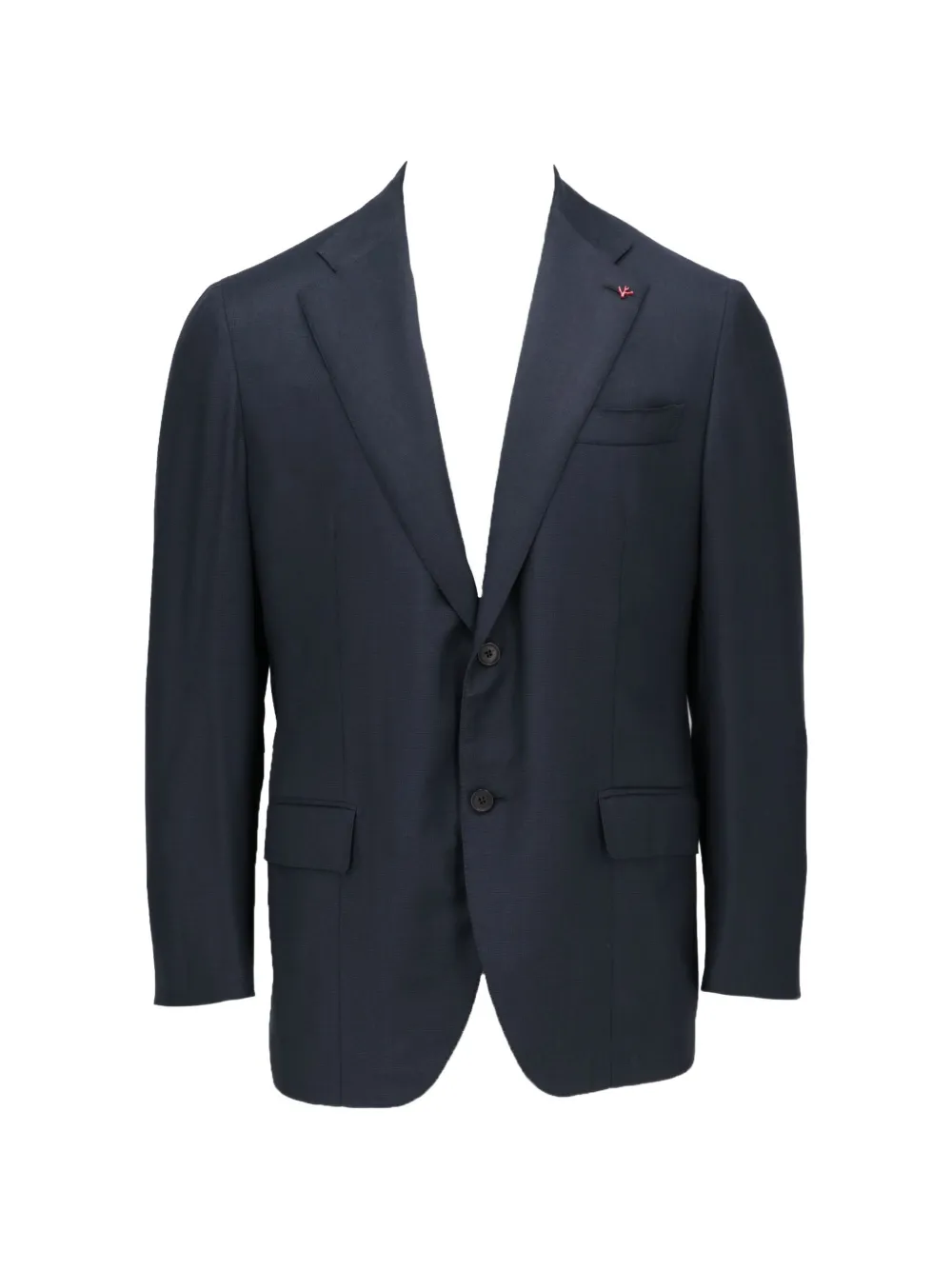 Isaia single-breasted blazer - Blu