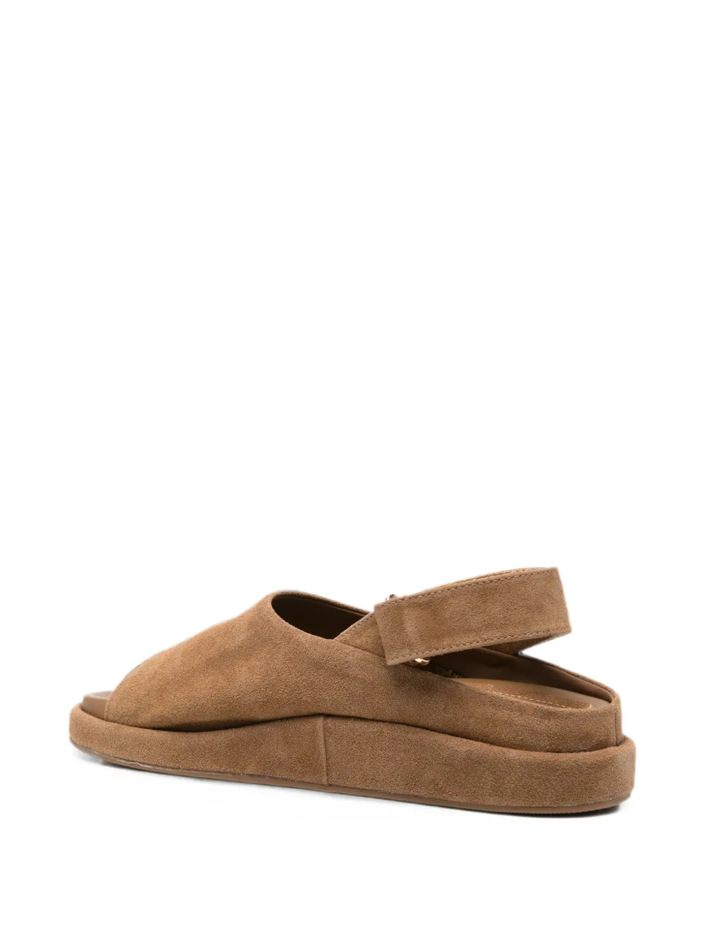 SERGIO MORETTI FIRENZE button-detail slingback sandals Bruin