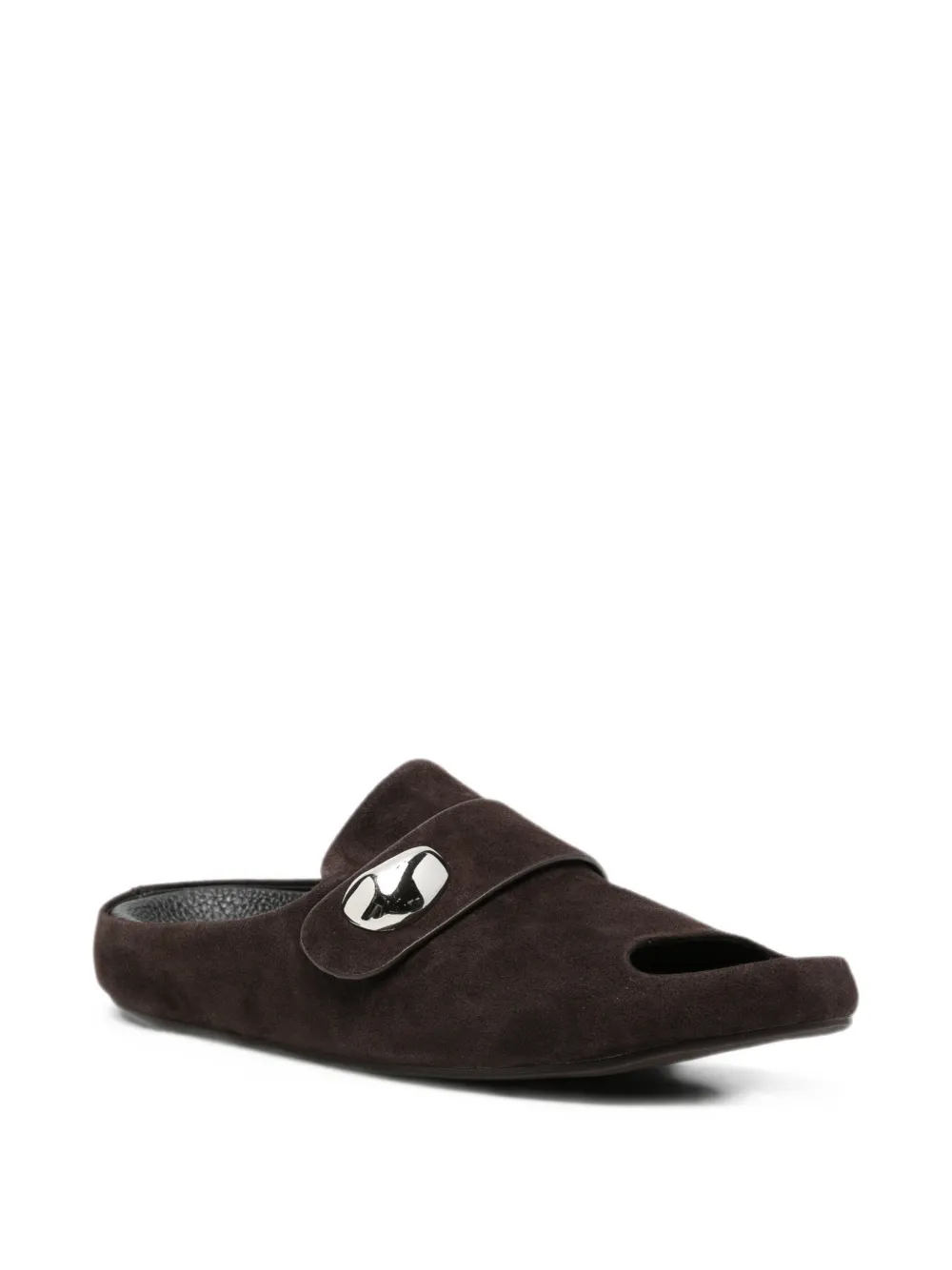 SERGIO MORETTI FIRENZE embellished open-toe sandals Bruin
